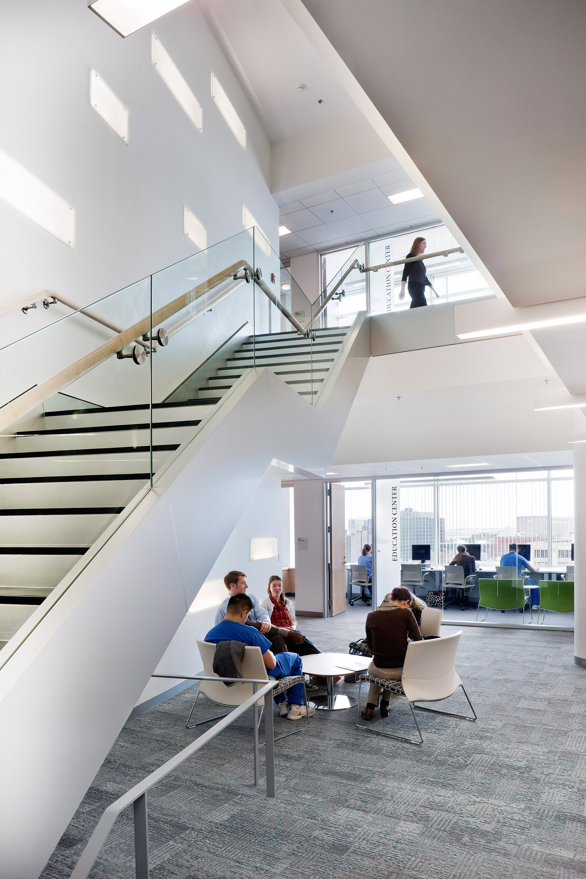 Internal stairs at Tufts