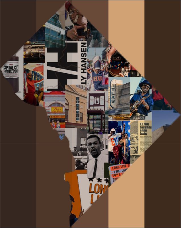 Chocolate City Collage (Thesis Book Cover)