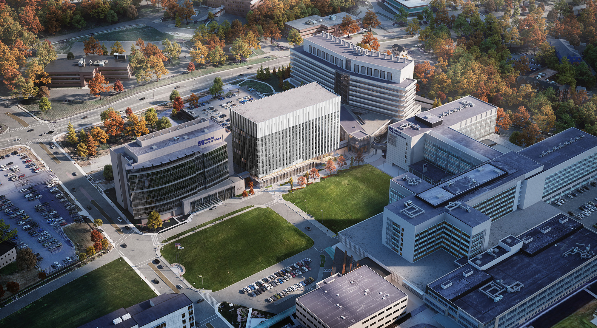 UMMS - Rendering Aerial View