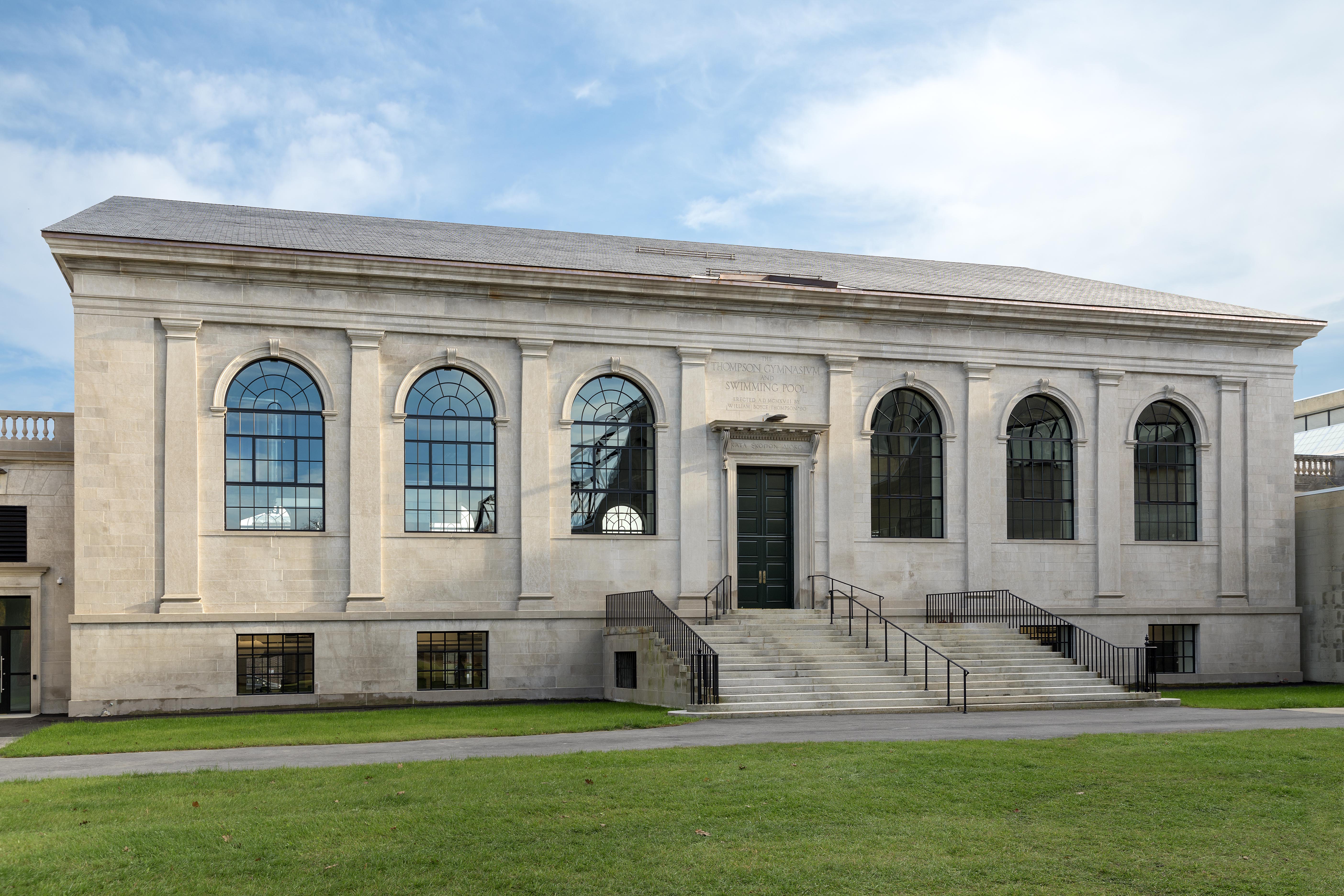 exterior or renovated fitness center building