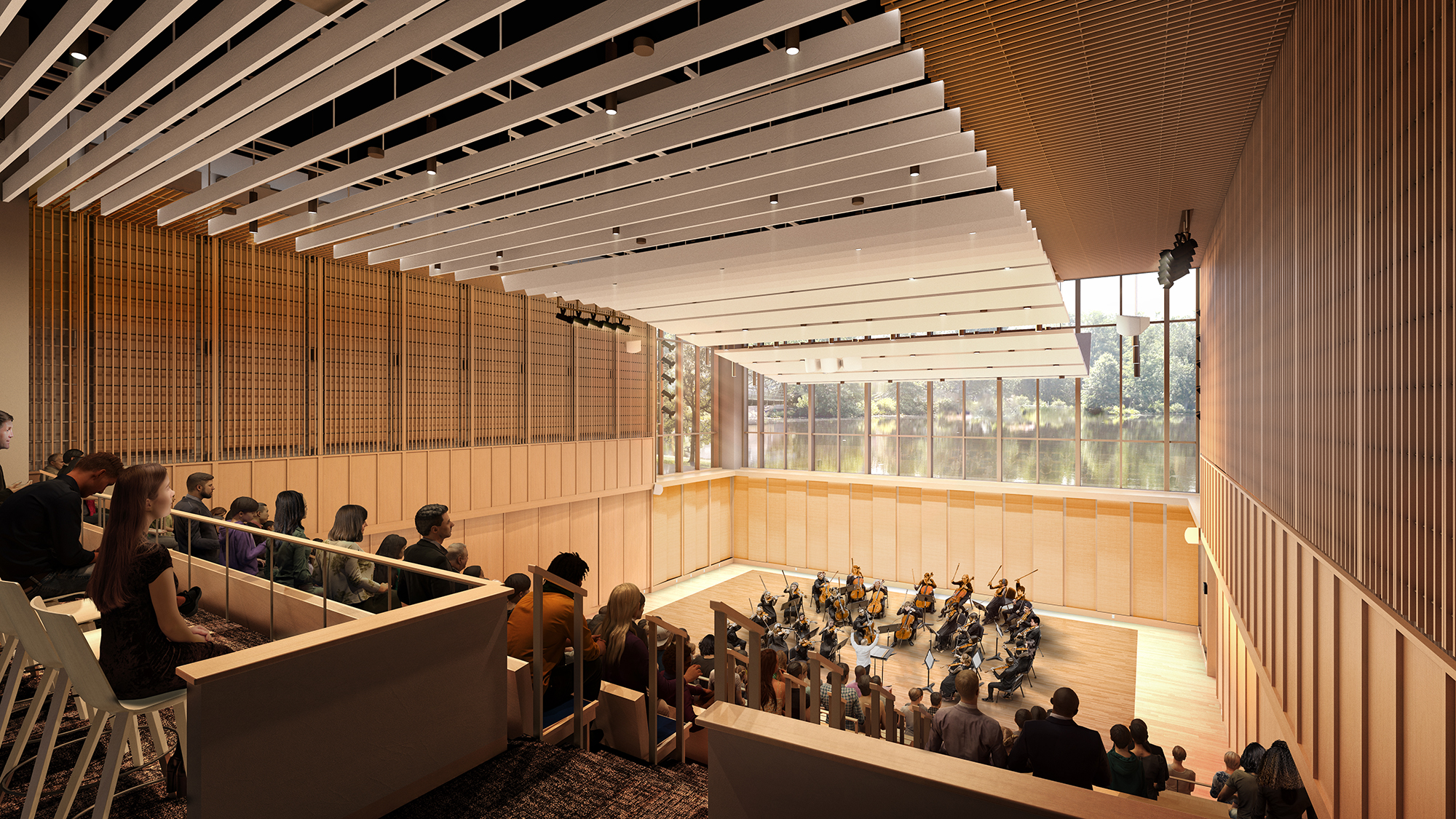 Peddie School View of Theater
