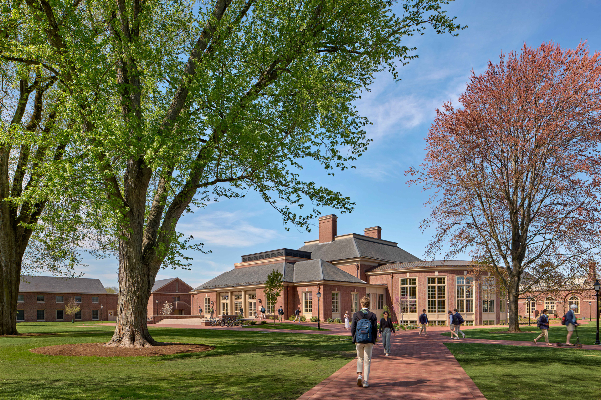 daytime shot of deerfield academy dining