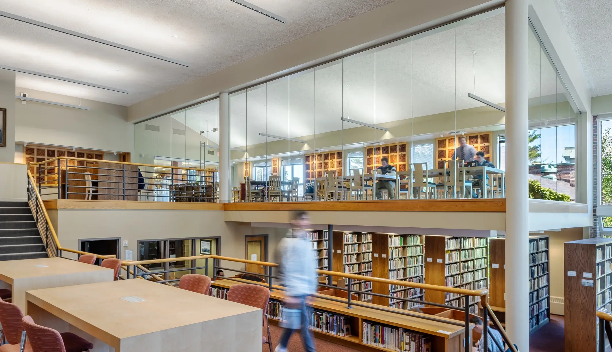 Belmont Hill School dining hall and library renovation