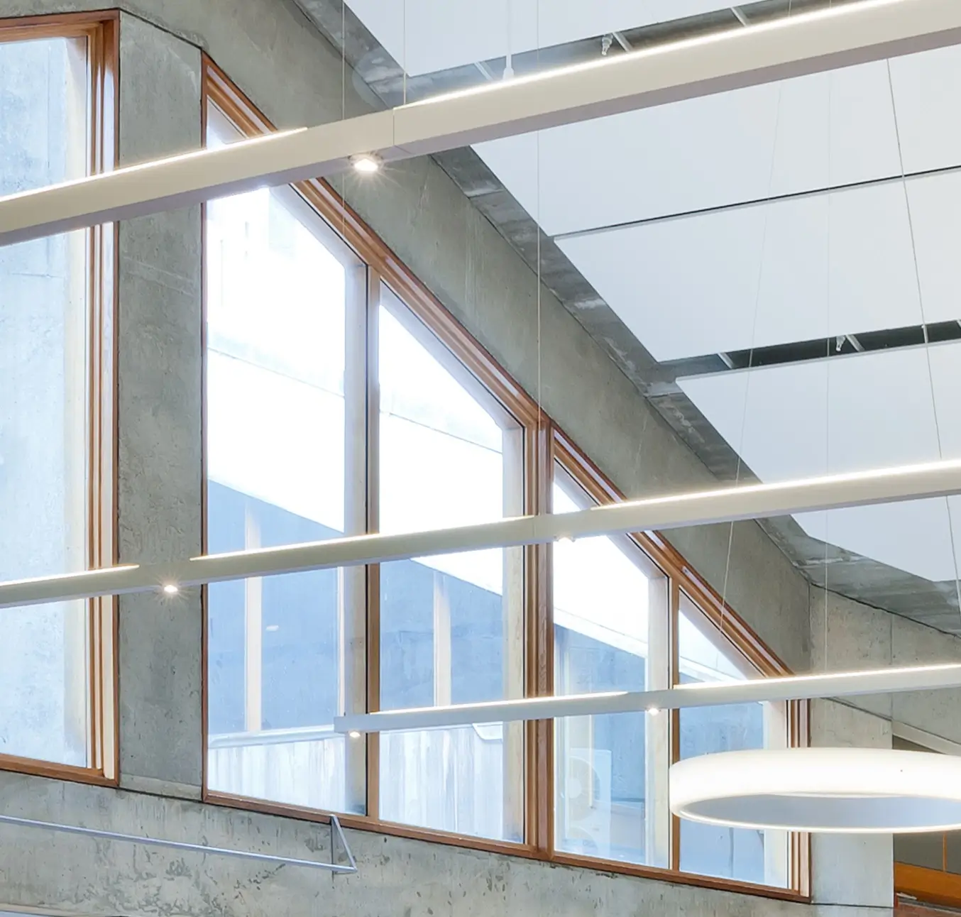 detail shot of building interior