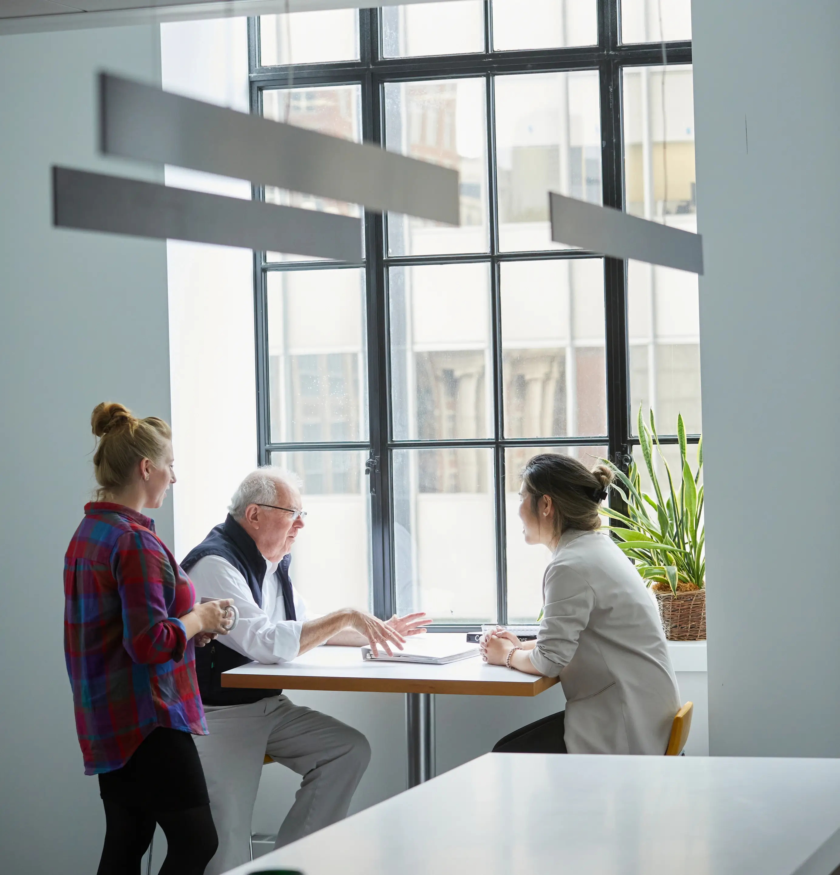 arc staff in the kitchen