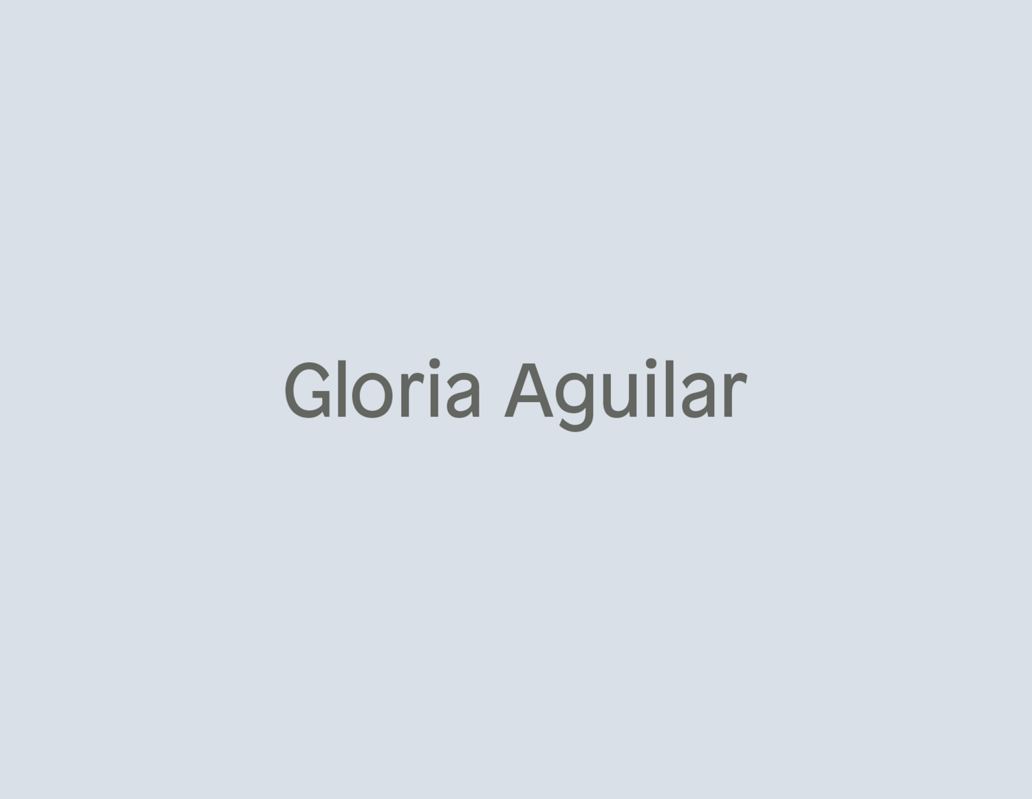 gloria aguilar