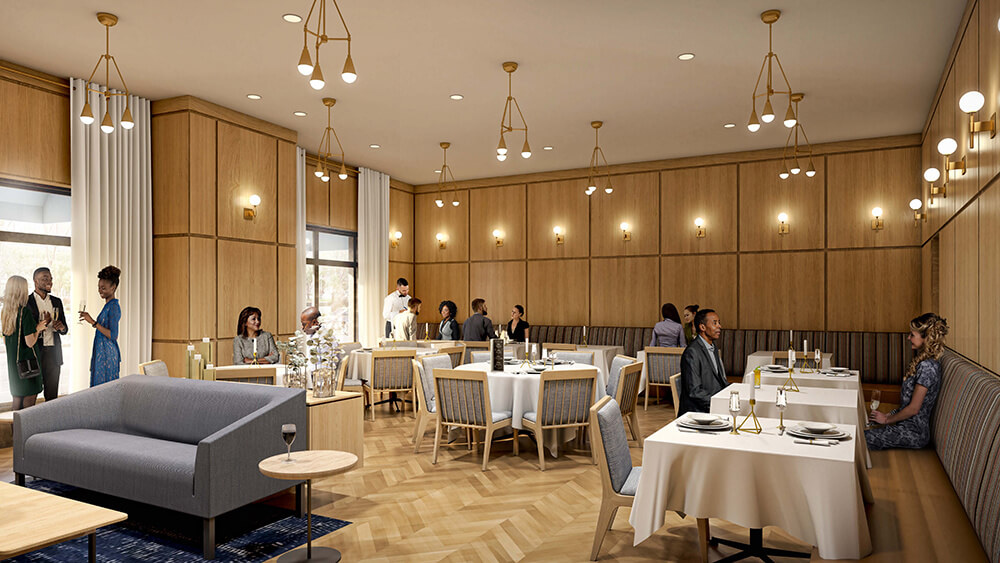 Rendering of dining