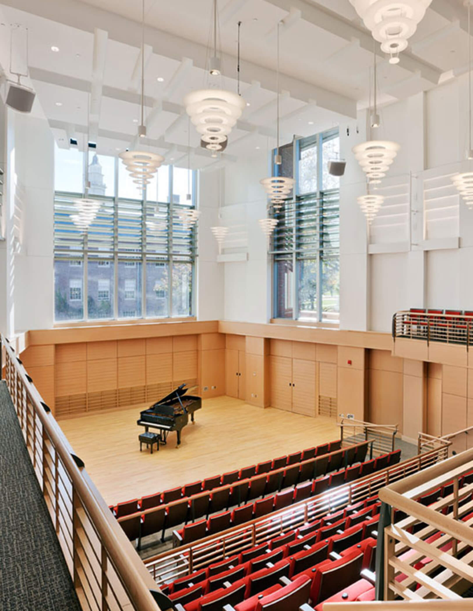 Interior view of Deerfield arts center