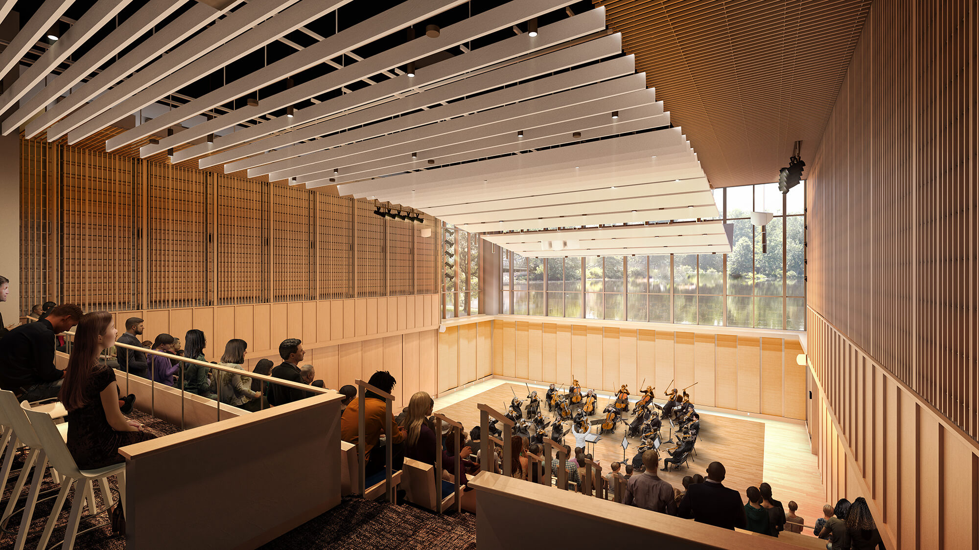 Peddie School View of Theater