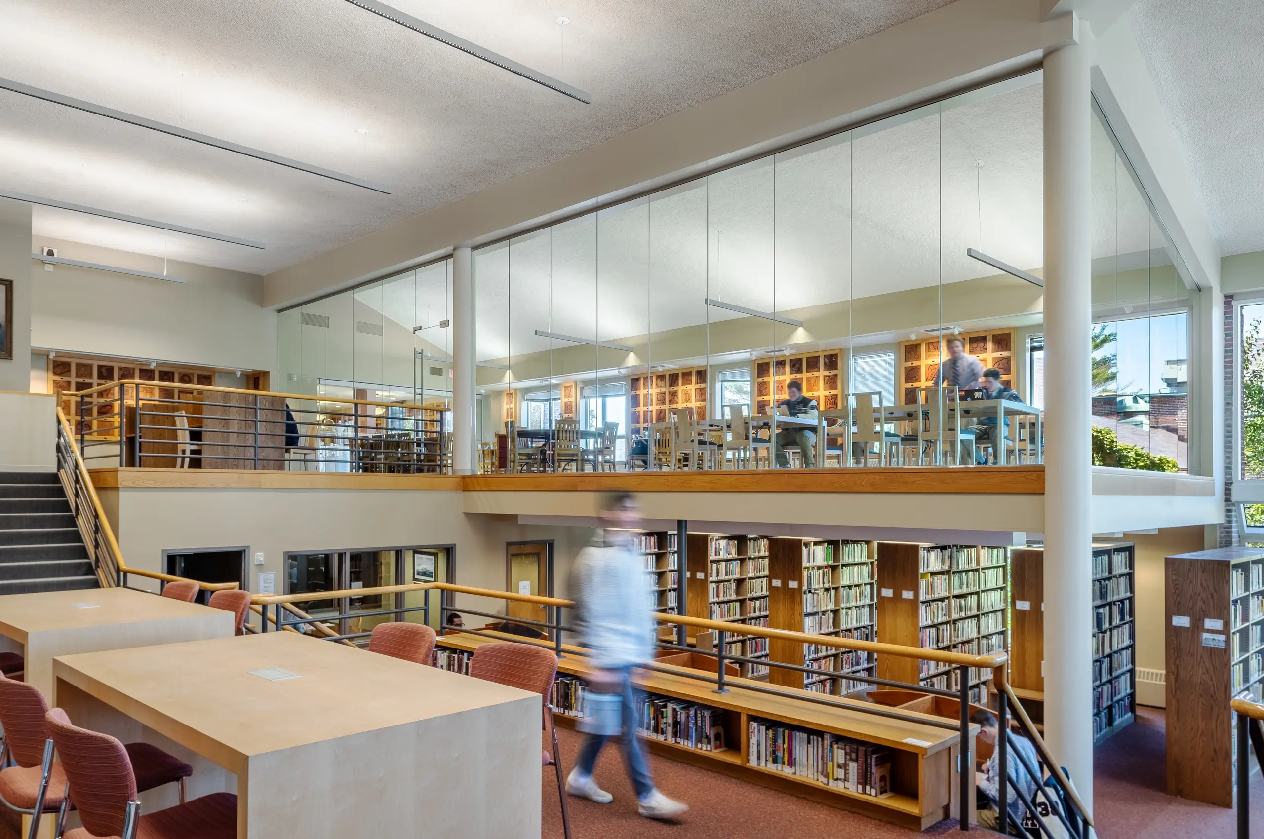 Belmont Hill School dining hall and library renovation
